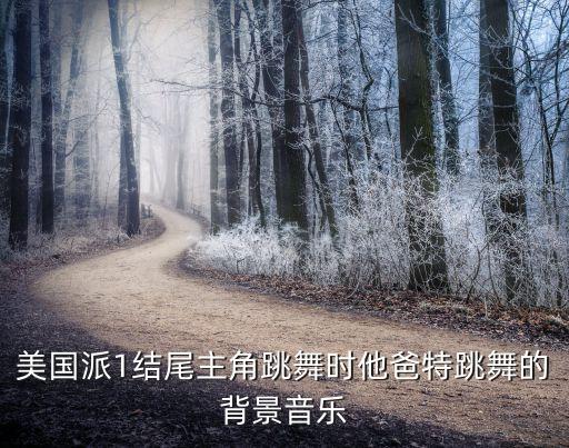 美国派1结尾主角跳舞时他爸特跳舞的背景音乐