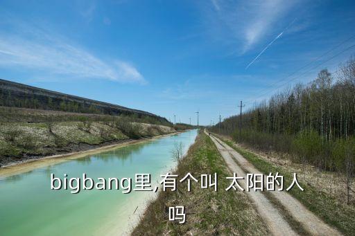 bigbang里,有个叫 太阳的人吗
