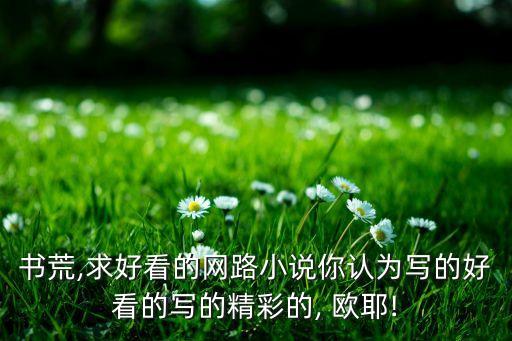 书荒,求好看的网路小说你认为写的好看的写的精彩的, 欧耶!