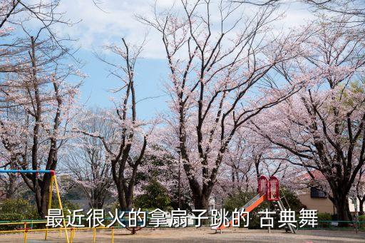 最近很火的拿扇子跳的 古典舞