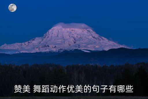 赞美 舞蹈动作优美的句子有哪些