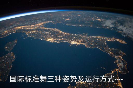 国际标准舞三种姿势及运行方式~~