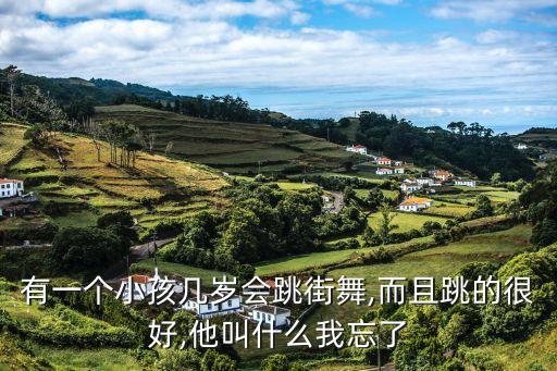 有一个小孩几岁会跳街舞,而且跳的很好,他叫什么我忘了
