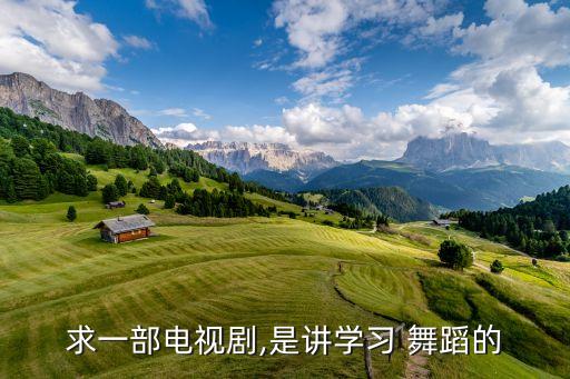 求一部电视剧,是讲学习 舞蹈的
