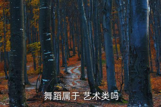  舞蹈属于 艺术类吗