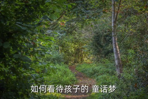 如何看待孩子的 童话梦