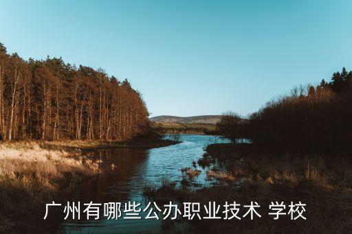 广州有哪些公办职业技术 学校
