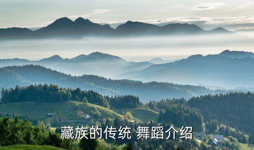藏族的传统 舞蹈介绍