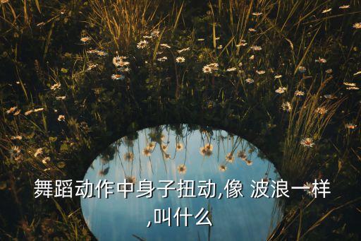  舞蹈动作中身子扭动,像 波浪一样,叫什么