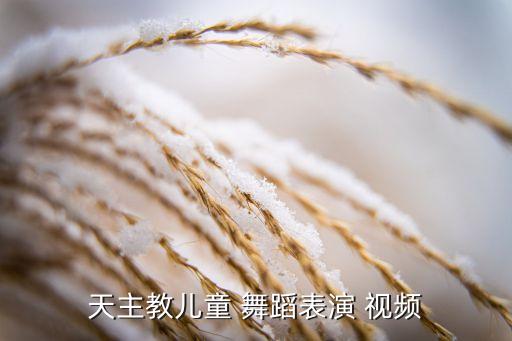天主教儿童 舞蹈表演 视频