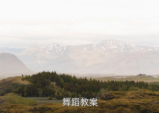  舞蹈教案