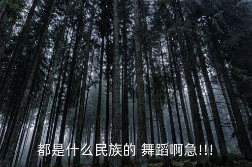 都是什么民族的 舞蹈啊急!!!