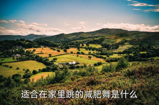 适合在家里跳的减肥舞是什么