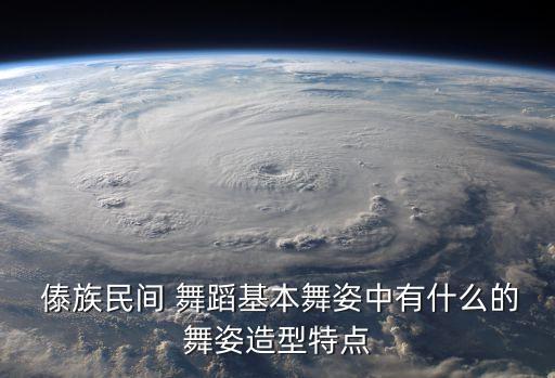  傣族民间 舞蹈基本舞姿中有什么的舞姿造型特点