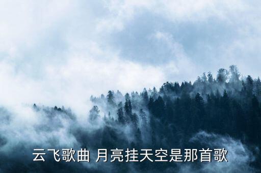 云飞歌曲 月亮挂天空是那首歌