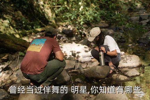 曾经当过伴舞的 明星,你知道有哪些