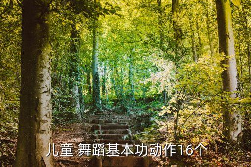  儿童 舞蹈基本功动作16个