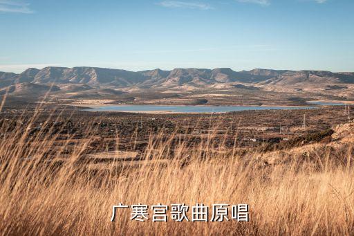  广寒宫歌曲原唱
