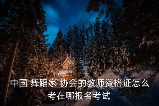 怎样进上海舞蹈家协会,怎样申请中国舞蹈家协会考级点