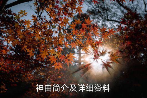 神曲简介及详细资料