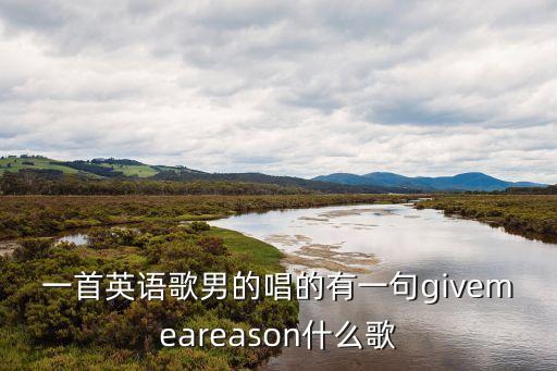 一首英语歌男的唱的有一句givemeareason什么歌