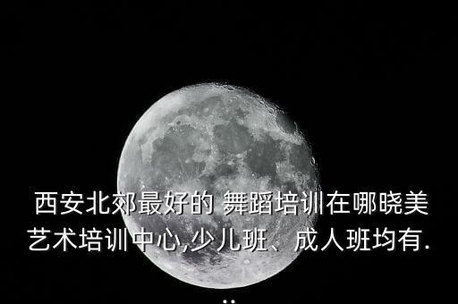  西安北郊最好的 舞蹈培训在哪晓美艺术培训中心,少儿班、成人班均有...