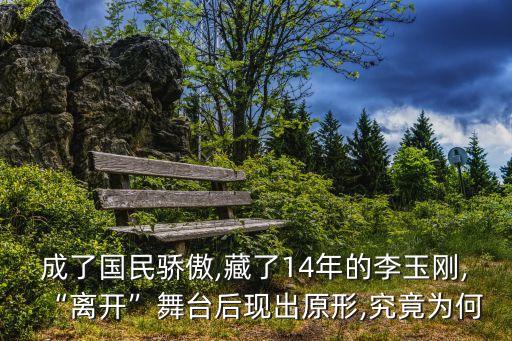 成了国民骄傲,藏了14年的李玉刚,“离开”舞台后现出原形,究竟为何