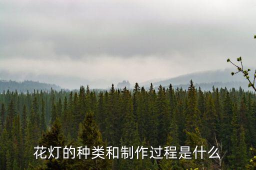花灯的种类和制作过程是什么