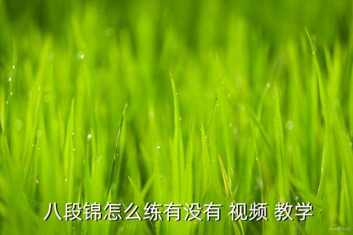 舞蹈八段锦完整教学视频,八段锦国家体育总局版教学视频