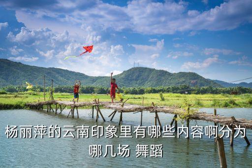 杨丽萍的云南印象里有哪些内容啊分为哪几场 舞蹈