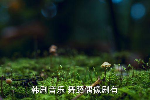 韩剧音乐 舞蹈偶像剧有