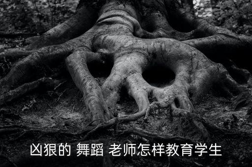 凶狠的 舞蹈 老师怎样教育学生