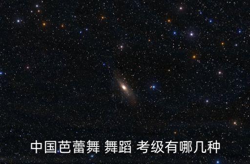 中国芭蕾舞 舞蹈 考级有哪几种