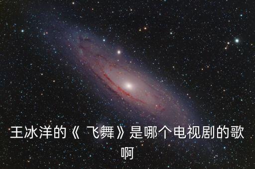 王冰洋的《 飞舞》是哪个电视剧的歌啊
