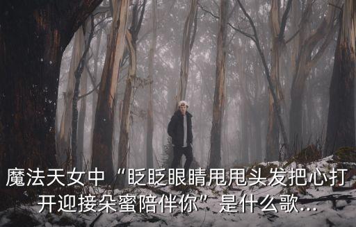 魔法天女中“眨眨眼睛甩甩头发把心打开迎接朵蜜陪伴你”是什么歌...