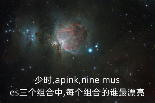 少时,apink,nine muses三个组合中,每个组合的谁最漂亮