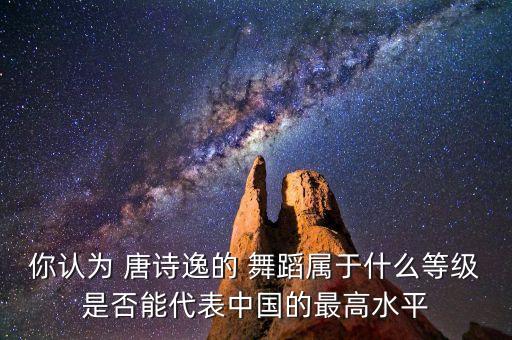 唐诗逸双人舞蹈天空