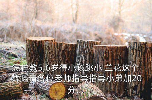 怎样教5,6岁得小孩跳小 兰花这个 舞蹈请各位老师指导指导小弟加20分...