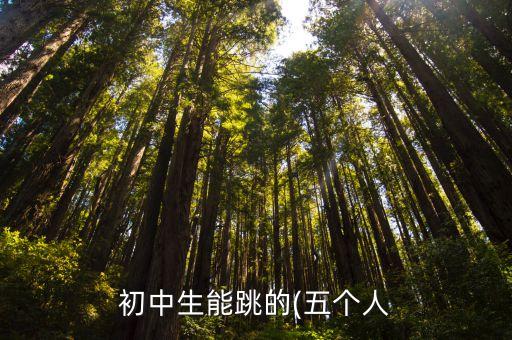 初中生能跳的(五个人