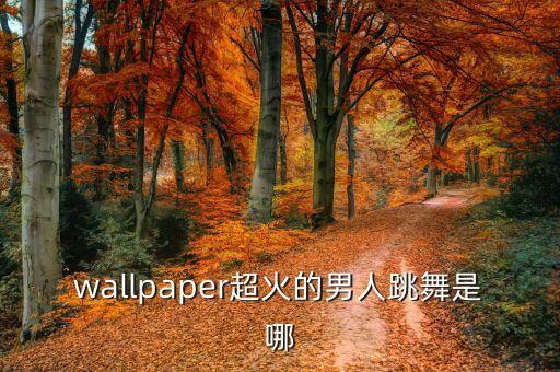 wallpaper超火的男人跳舞是哪