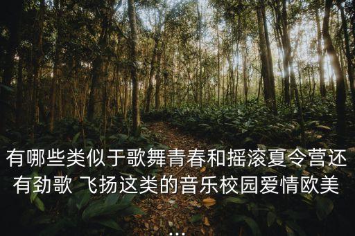 有哪些类似于歌舞青春和摇滚夏令营还有劲歌 飞扬这类的音乐校园爱情欧美...