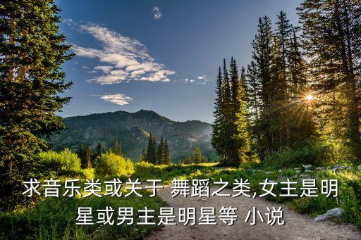 求音乐类或关于 舞蹈之类,女主是明星或男主是明星等 小说