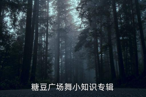 糖豆广场舞小知识专辑