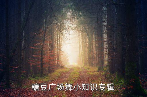 糖豆广场舞小知识专辑