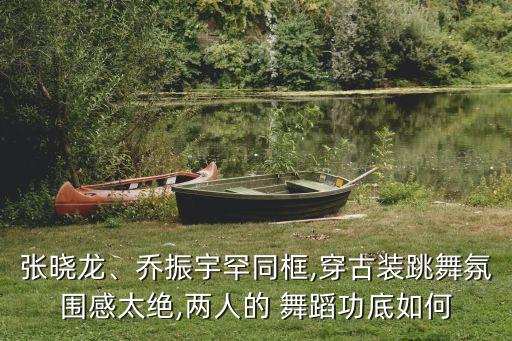 张晓龙、乔振宇罕同框,穿古装跳舞氛围感太绝,两人的 舞蹈功底如何