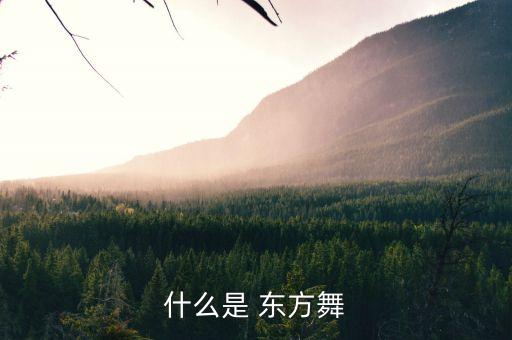 什么是 东方舞