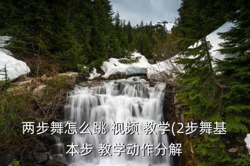 两步舞怎么跳 视频 教学(2步舞基本步 教学动作分解
