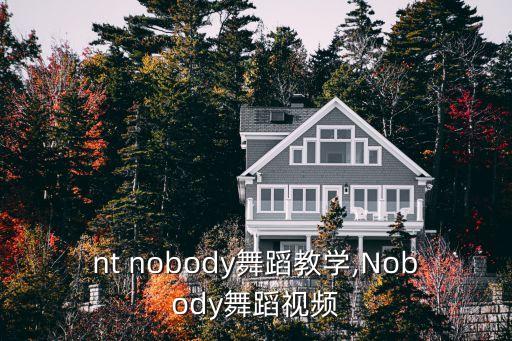 cant nobody舞蹈教学,Nobody舞蹈视频
