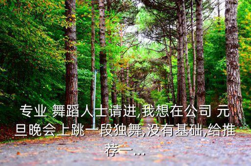 元旦舞蹈完整单人