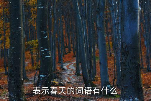 表示春天的词语有什么